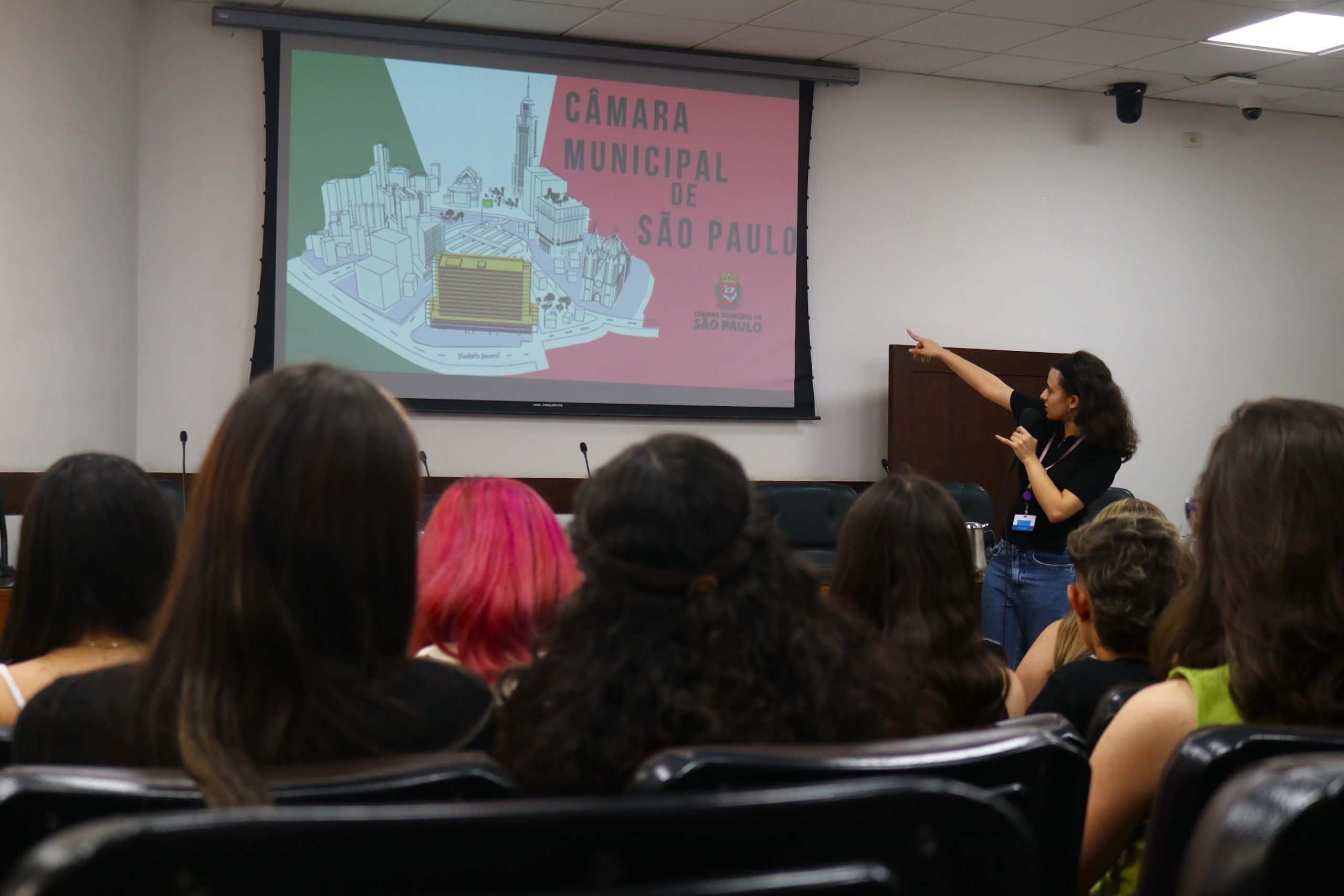 Vereadores jovens conhecem a Câmara Municipal de São Paulo